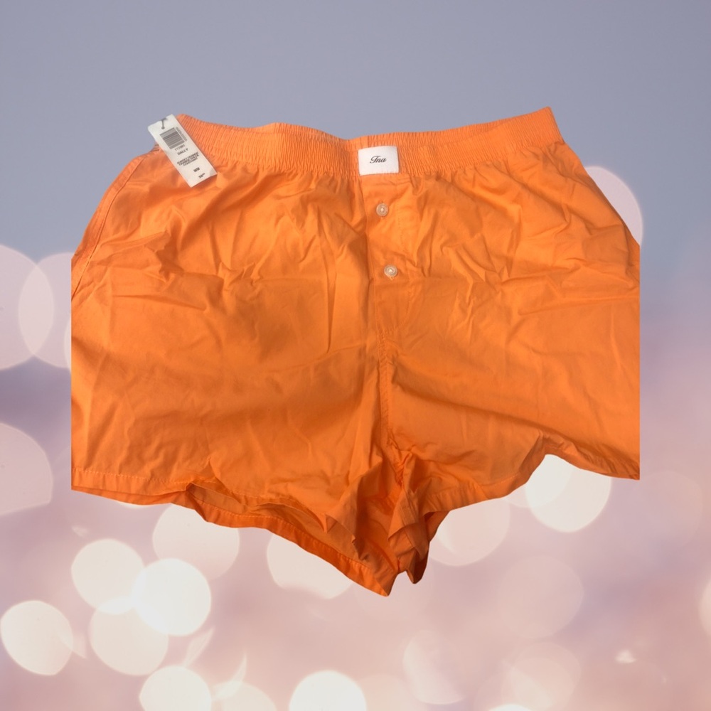 TNA High Waist Orange Shorts Lightweight and Eye-Catching